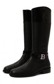 Кожаные сапоги Balmain