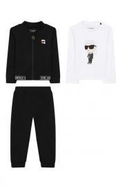 Комплект из трех предметов KARL LAGERFELD KIDS