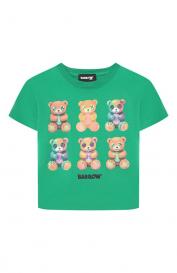 Хлопковая футболка BARROW