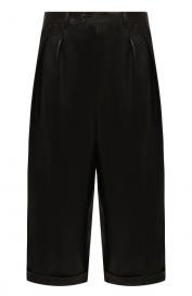 Кожаные шорты Saint Laurent