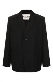 Пиджак из вискозы и шелка Jil Sander