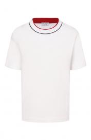 Хлопковая футболка Brunello Cucinelli