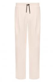 Брюки из хлопка и шелка KITON