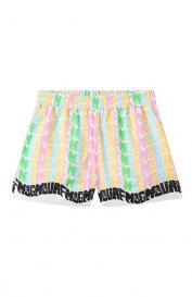 Хлопковые шорты MSGM Kids