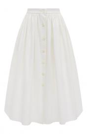 Хлопковая юбка Miu Miu