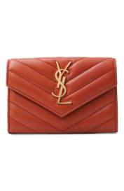 Кожаный кошелек Cassandre Saint Laurent