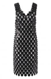 Платье-кольчуга без рукавов Paco Rabanne