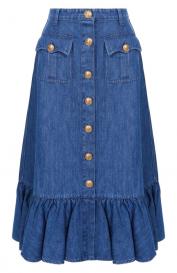 Джинсовая юбка Valentino