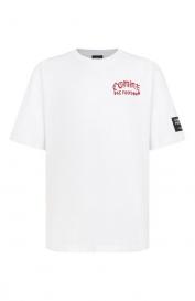 Хлопковая футболка Comme des Fuckdown