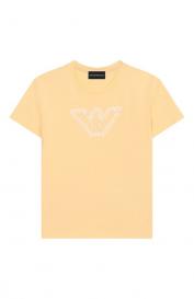 Хлопковая футболка Emporio Armani