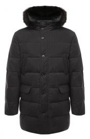 Пуховик Barbieri-LL с отделкой из енота Moorer