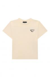 Хлопковая футболка Emporio Armani