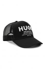 Хлопковая бейсболка HUGO Blue