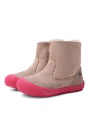 Замшевые полусапоги Cozy Hug Naturino