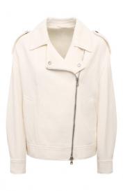 Куртка из хлопка и льна Brunello Cucinelli