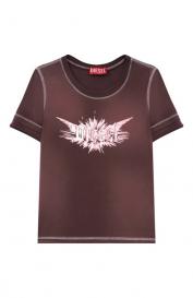 Хлопковая футболка Diesel