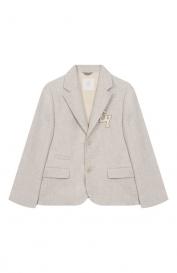 Пиджак из вискозы и шерсти Eleventy