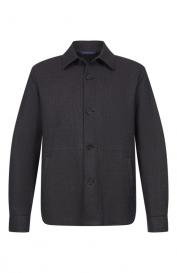 Куртка-рубашка изо льна и хлопка Harris Wharf London