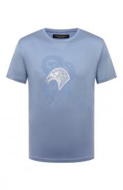 Хлопковая футболка Stefano Ricci