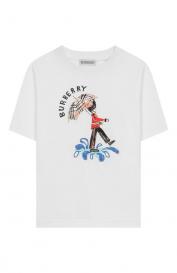 Хлопковая футболка Burberry