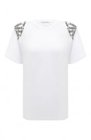 Хлопковая футболка Alberta Ferretti