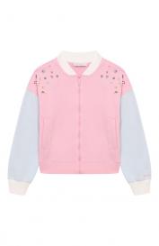 Хлопковая толстовка Monnalisa