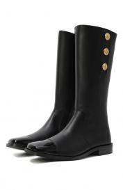 Кожаные сапоги Balmain