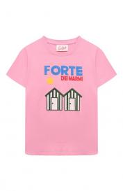 Хлопковая футболка MC2 Saint Barth