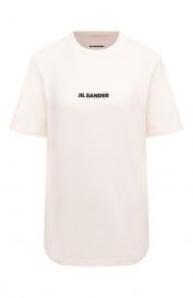 Хлопковая футболка Jil Sander