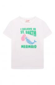 Хлопковая футболка MC2 Saint Barth