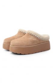 Замшевые сабо Stuart Weitzman