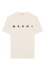 Хлопковая футболка Marni