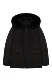 Шелковая парка Stefano Ricci Junior