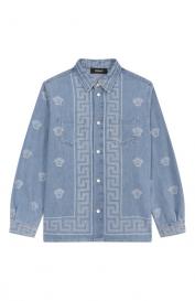 Джинсовая рубашка Versace