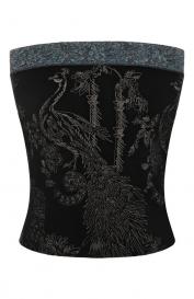 Топ-корсет из вискозы и шелка Giorgio Armani