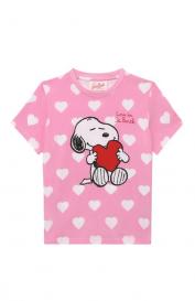 Хлопковая футболка MC2 Saint Barth