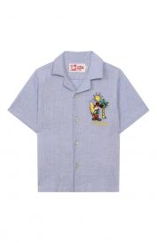 Хлопковая рубашка MC2 Saint Barth