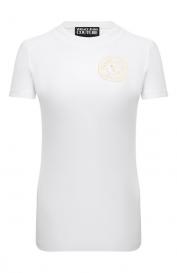 Хлопковая футболка Versace Jeans Couture