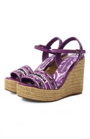 Комбинированные босоножки Dolce&Gabbana