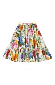 Хлопковая юбка Dolce&Gabbana