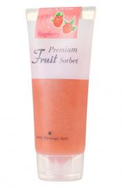 Скраб-щербет для тела с солью Тихого океана и малиной (500g) Enhel Beauty