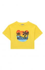 Хлопковая футболка Moschino
