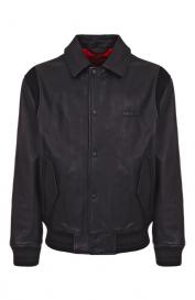 Кожаный бомбер HUGO