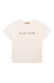 Футболка из вискозы ELIE SAAB JUNIOR