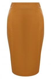 Кожаная юбка Saint Laurent