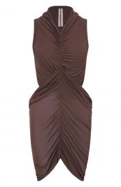 Топ из вискозы и шелка Rick Owens