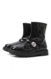 Лаковые полусапоги N21