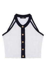 Хлопковый топ Balmain