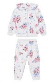 Комплект из толстовки и брюк Monnalisa