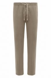 Брюки из хлопка и шелка PT Torino